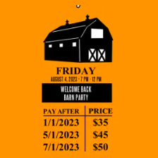 Friday Night at the Barn